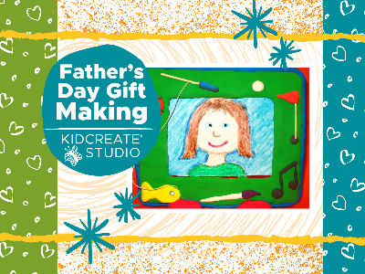 Kidcreate Studio - Chicago Lakeview. Father's Day Gift Making Workshop (4-9 Years)